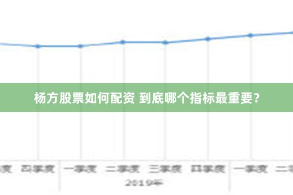 杨方股票如何配资 到底哪个指标最重要？